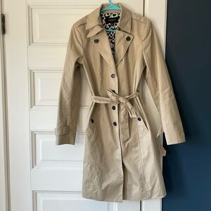 Ann Taylor Trench Coat - medium / tall